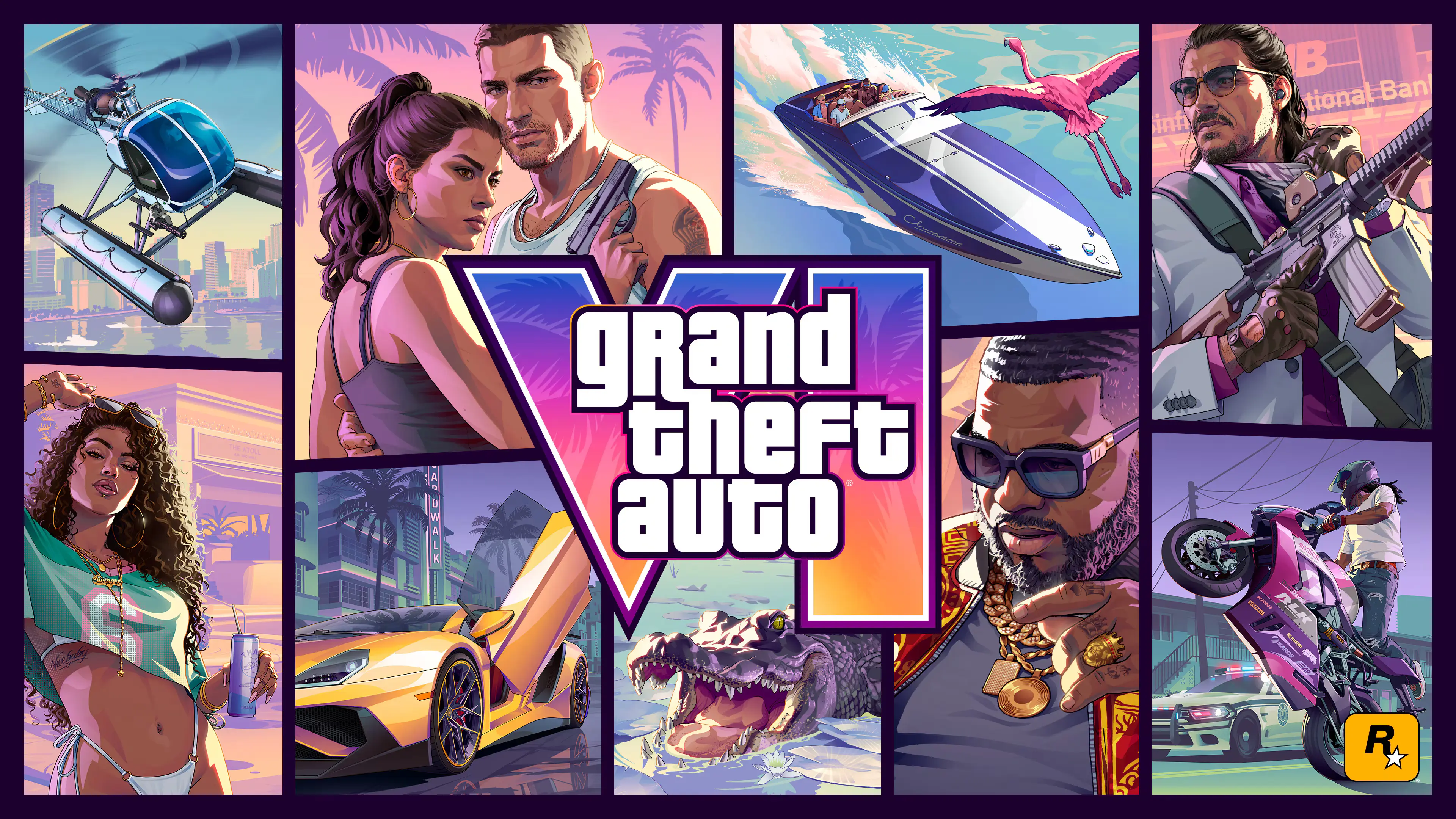 Grand Theft Auto VI Official Cover Art